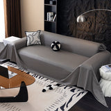 Sofaüberwurf aus Kunstleder