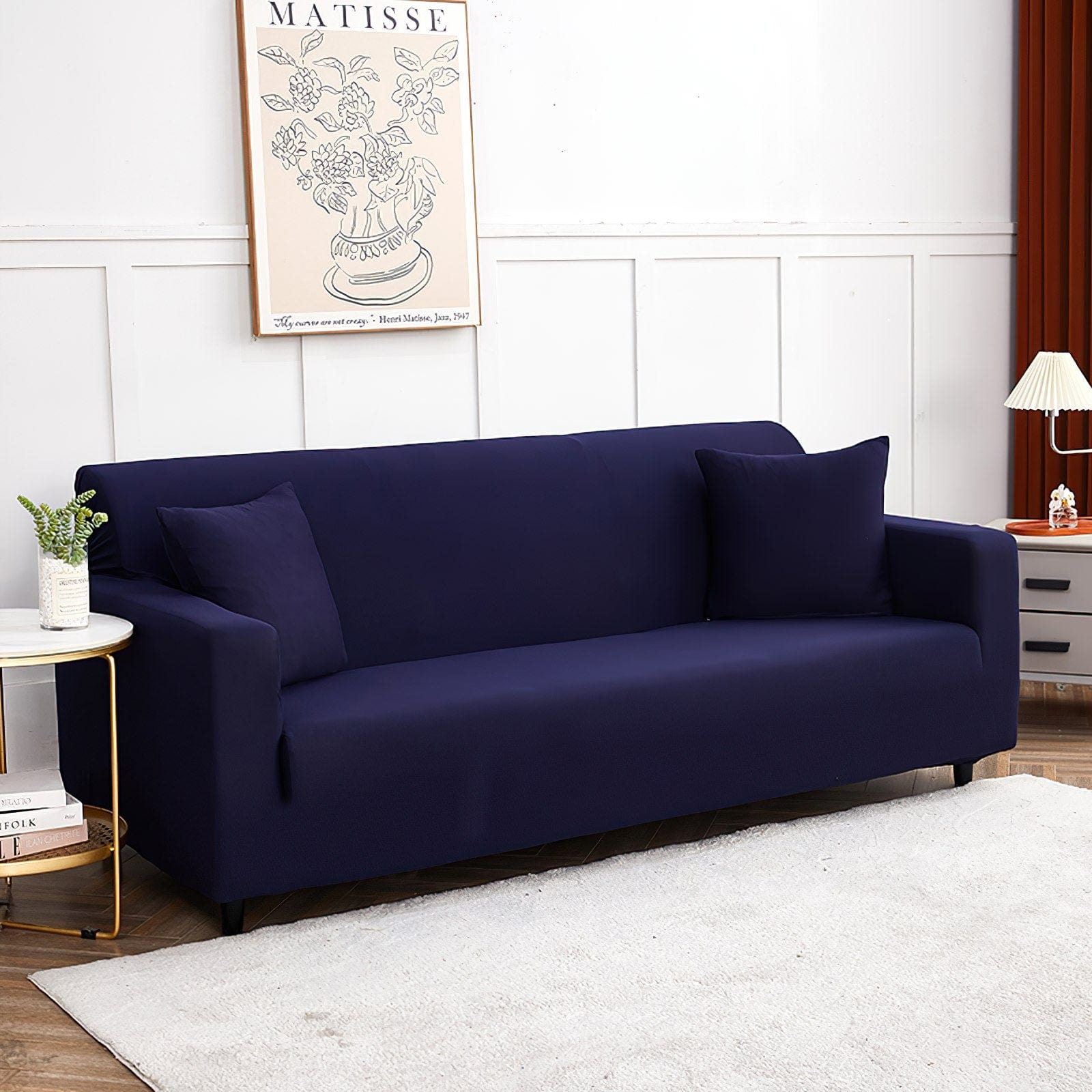 Marineblau - Sofabezüge für klassische und Ecksofas - Das Haus der Überzüge
