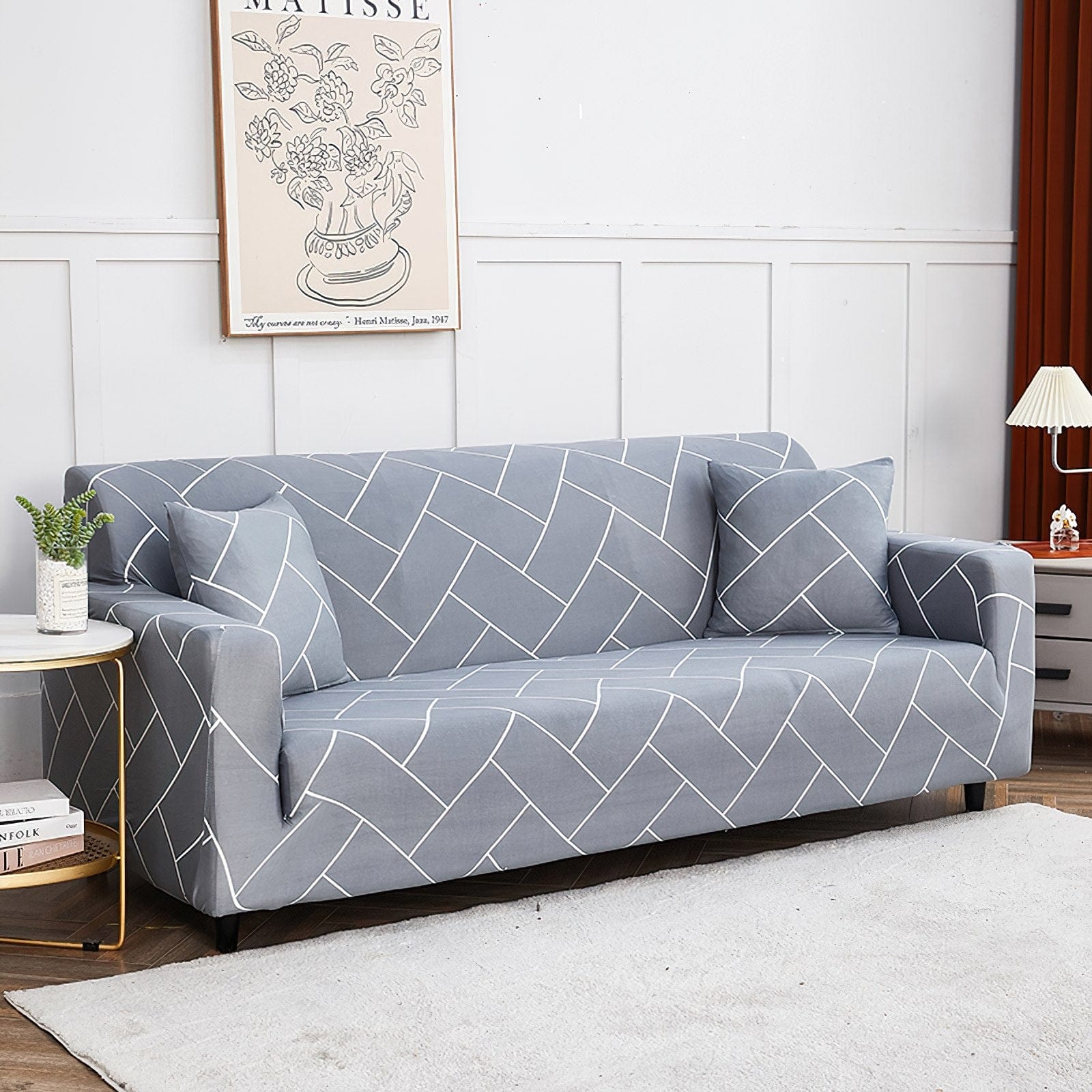 Streifen - Sofabezüge für klassische und Ecksofas - Das Haus der Überzüge