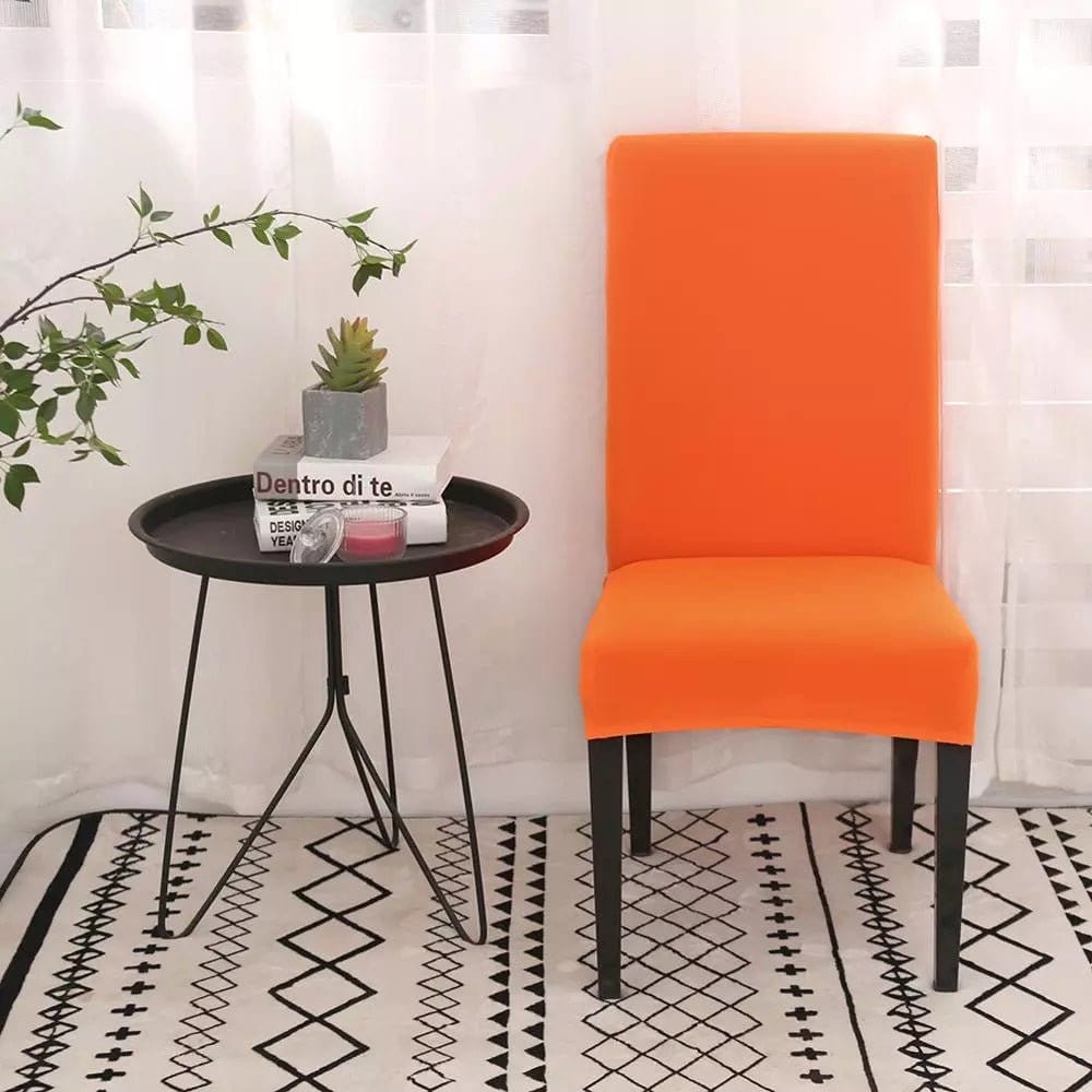 Stretch-Stuhlhusse Orange