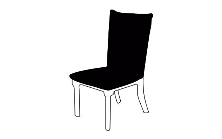 Tirer la housse sur l'assise : la chaise est habillée
